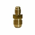 Atc 3/8 in. Flare X 1/4 in. D Flare Yellow Brass Reducing Union 6JC120110701098